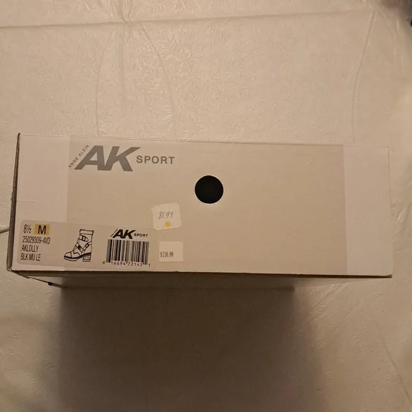 Black Leather Anne Klein Sport Boots - Picture 7 of 9